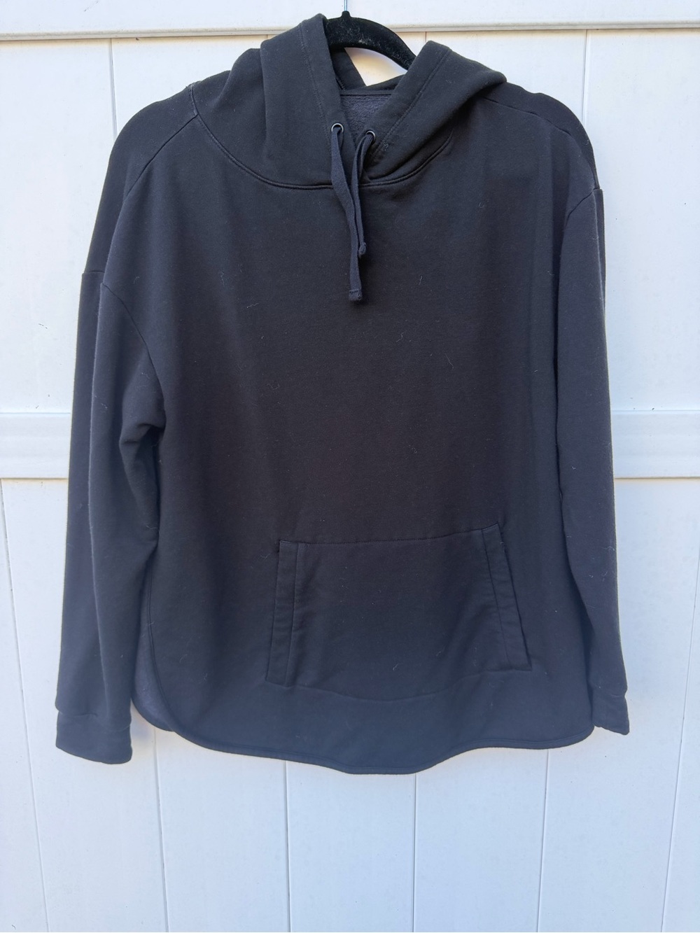 GAP Maternity Black Pullover Hoodie with Kangaroo Pocket